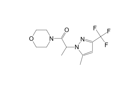 4-{2-[5-methyl-3-(trifluoromethyl)-1H-pyrazol-1-yl]propanoyl}morpholine