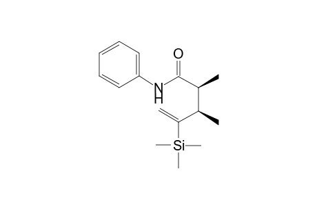 anti-N-Phenyl-2,3-dimethyl-4-trimethylsilyl-4-pentenamide
