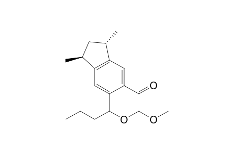 (1S,3S)-6-[1-(methoxymethoxy)butyl]-1,3-dimethyl-2,3-dihydro-1H-indene-5-carbaldehyde