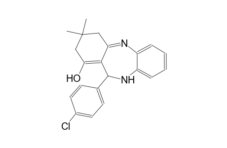 11-(4-chlorophenyl)-3,3-dimethyl-3,4,10,11-tetrahydro-2H-dibenzo[b,e][1,4]diazepin-1-ol