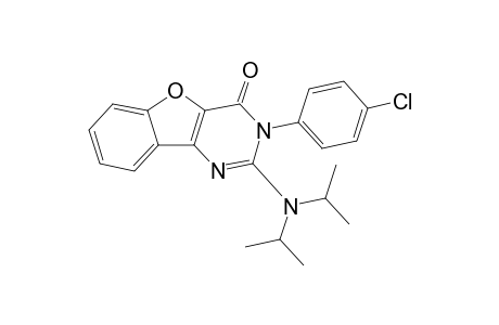 2-[N,N-Diisopropylamino]-3-(4'-chlorophenyl)benzofuro[3,2-d]pyrimidin-4(3H)-one