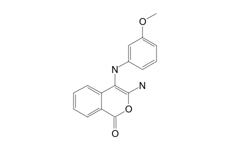 3-AMINO-4-(3-METHOXYPHENYLAMINO)-1H-ISOCHROMEN-1-ONE