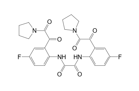 Ethanediamide, N,N'-bis[4-fluoro-2-(oxo-1-pyrrolidinylacetyl)phenyl]-