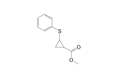 Methyl 2-(phenylthio)cyclopropane-1-carboxylate
