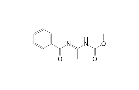 (NE)-N-(1-benzamidoethylidene)carbamic acid methyl ester