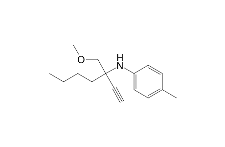 N-[3-(Methoxymethyl)hept-1-yn-3-yl]-4-methylaniline