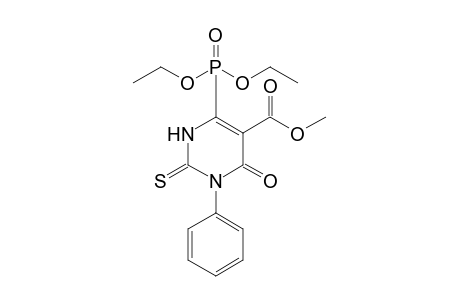6-Diethoxyphosphoryl-4-keto-3-phenyl-2-thioxo-1H-pyrimidine-5-carboxylic acid methyl ester
