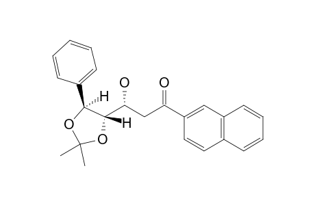 (3R,4R,5S)-3-HYDROXY-4,5-O-ISOPROPYLIDENE-5-PHENYL-1-(2-NAPHTHYL)-PENTAN-1-ONE