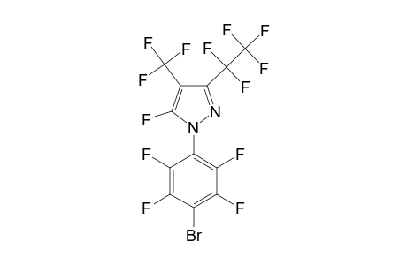 1-(4-BROMO-2,3,5,6-TETRAFLUOROPHENYL)-5-FLUORO-3-PENTAFLUOROETHYL-4-TRIFLUOROMETHYL-1H-PYRAZOLE