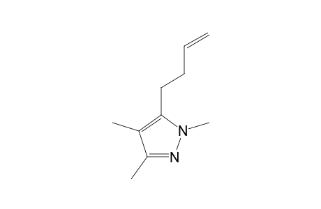 5-(3-butenyl)-1,3,4-trimethylpyrazole