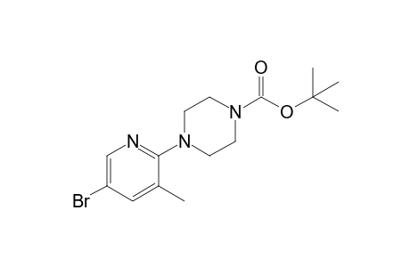 (E)-t-Butyl 4-(5-bromo-3-methylpyridin-2-yl)piperazine-1-carboxylate