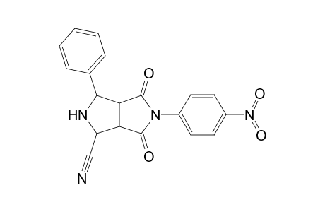 Pyrrolo[3,4-c]pyrrole-1-carbonitrile, octahydro-5-(4-nitrophenyl)-4,6-dioxo-3-phenyl-, (1.alpha.,3.beta.,3a.alpha.,6a.alpha.)-