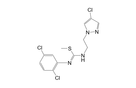 methyl N-[2-(4-chloro-1H-pyrazol-1-yl)ethyl]-N'-(2,5-dichlorophenyl)imidothiocarbamate