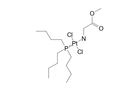 DICHLORO-(GLYCIN-METHYLESTER)-(TRIBUTYLPHOSPHANE)-PLATIN-(2)