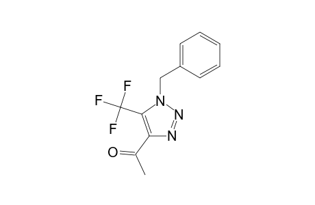 1-[1-Benzyl-5-(trifluoromethyl)-1H-1,2,3-triazol-4-yl]ethanone
