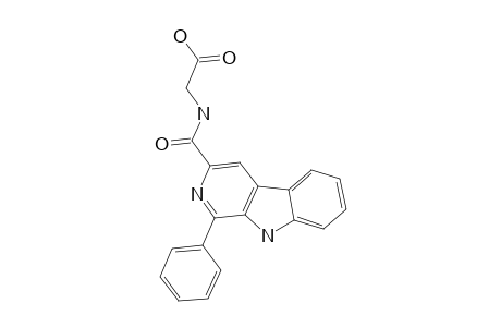 N-(1-PHENYL-BETA-CARBOLINE-3-CARBONYL)-GLYCINE