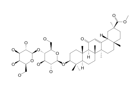 METHYL-BETA-D-GALACTOPYRANOSYL-(1->4)-BETA-D-GLUCOPYRANOSYL-3-O-18-BETA-GLYCYRRHETINATE