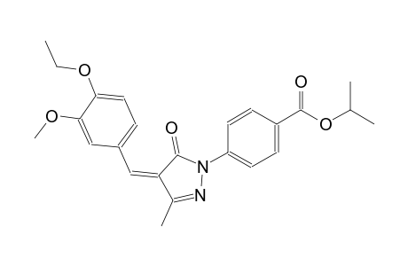 benzoic acid, 4-[(4Z)-4-[(4-ethoxy-3-methoxyphenyl)methylene]-4,5-dihydro-3-methyl-5-oxo-1H-pyrazol-1-yl]-, 1-methylethyl ester