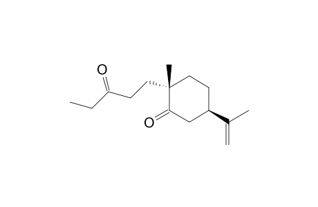 (+)2-Methyl-2-(3-petanonyl)-5-isopropenylcyclohexanone
