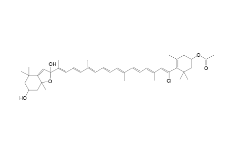 3'-Acetoxy-7'-chloro-5,8-epoxy-5,8-dihydro-.beta.,.beta.-carotene-3,8-diol