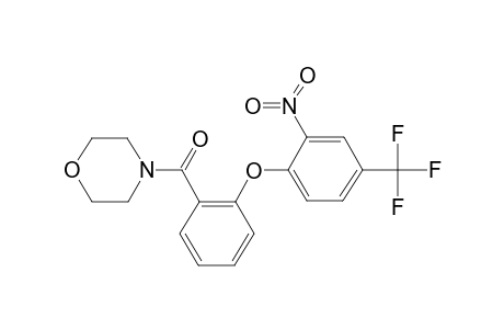 4-morpholinyl-[2-[2-nitro-4-(trifluoromethyl)phenoxy]phenyl]methanone