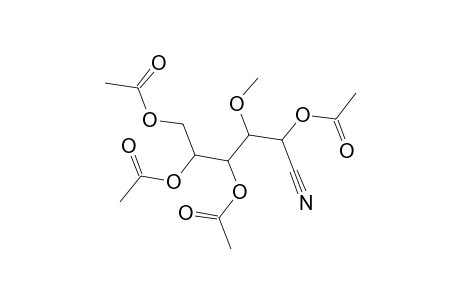 2,4,5,6-Tetra-O-acetyl-3-O-methyl-D-gluconitrile