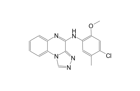 [1,2,4]triazolo[4,3-a]quinoxalin-4-amine, N-(4-chloro-2-methoxy-5-methylphenyl)-