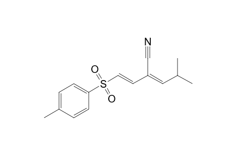3-Cyano-1-(p-toluenesulfonyl)-5-methyl-1,3-hexadiene