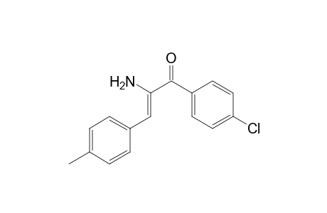 2-Propen-1-one, 2-amino-1-(4-chlorophenyl)-3-(4-methylphenyl)-, (Z)-