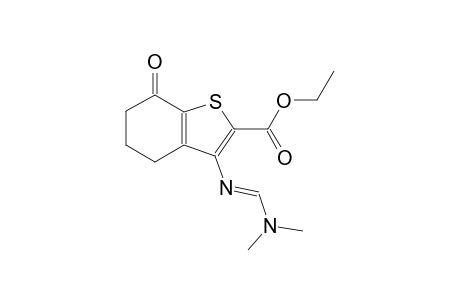 ethyl 3-{[(E)-(dimethylamino)methylidene]amino}-7-oxo-4,5,6,7-tetrahydro-1-benzothiophene-2-carboxylate