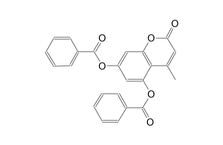 2H-1-benzopyran-2-one, 5,7-bis(benzoyloxy)-4-methyl-