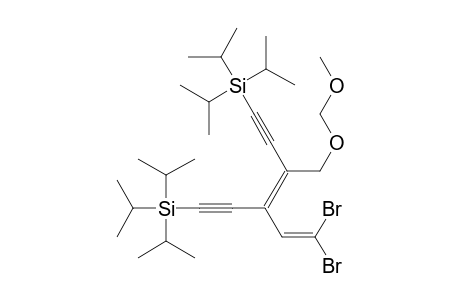 1,1-Dibromo-4-[(methoxymethoxy)methyl]-6-(triisopropylsilyl)-3-[(triisopropylsilyl)ethynyl]hexa-1,3-diene-5-yne