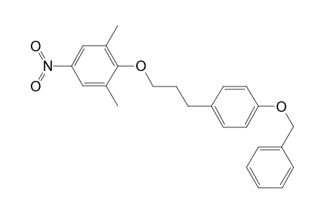 4-[3'-(4"-Benzyloxyphenyl)-1"-propyl)oxy]-3,5-dimethylnitrobenzene