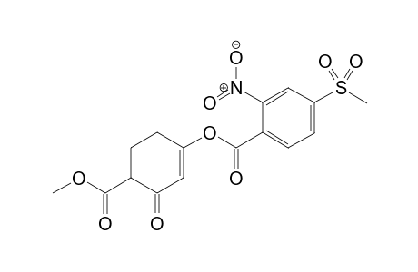 4-(methoxycarbonyl)-3-oxocyclohex-1-enyl 4-(methylsulfonyl)-2-nitrobenzoate
