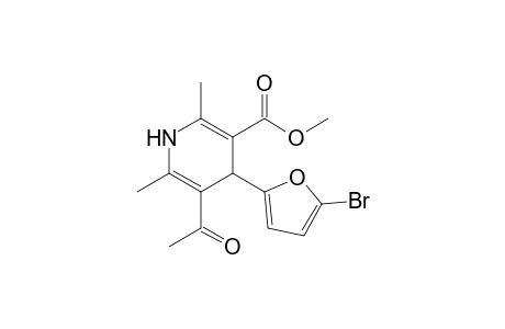 4-(5'-Bromo-2'-furyl)-3-acetyl-5-(methoxycarbonyl)-2,6-dimethyl-1,4-dihydropyridine