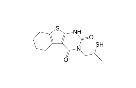 3-(2-mercaptopropyl)-5,6,7,8-tetrahydro-1H-benzothiopheno[2,3-d]pyrimidine-2,4-quinone