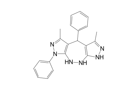 3,3'-Dimethyl-1-phenyldipyrazolo[3,4-c : 3',4'-f]-(1,2)-5-phenyldiazepine
