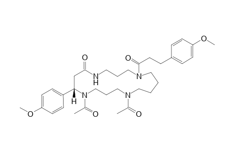N,N-diacetyl-N'-(Z)-(p-methoxy-.alpha.,.beta.-dihydrocinnamoyl)-buchnerine