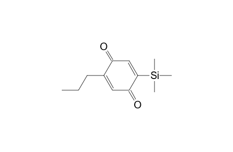 6-trimethylsilyl-3-n-propyl-benzene-1,4-dione