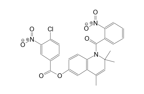 2,2,4-trimethyl-1-(2-nitrobenzoyl)-1,2-dihydro-6-quinolinyl 4-chloro-3-nitrobenzoate