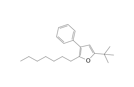 2-Heptyl-3-phenyl-5-tert-butylfuran