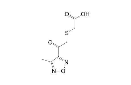 ([2-(4-Methyl-1,2,5-oxadiazol-3-yl)-2-oxoethyl]sulfanyl)acetic acid
