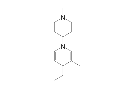 Pyridine, 4-ethyl-1,4-dihydro-3-methyl-1-(1-methyl-4-piperidinyl)-