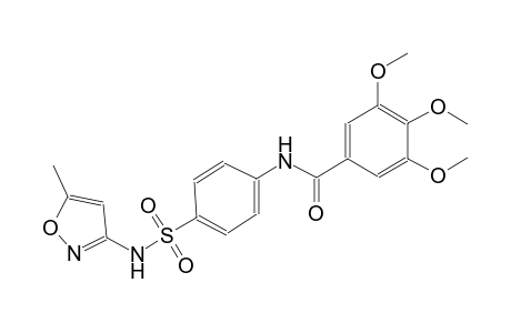 3,4,5-trimethoxy-N-(4-{[(5-methyl-3-isoxazolyl)amino]sulfonyl}phenyl)benzamide