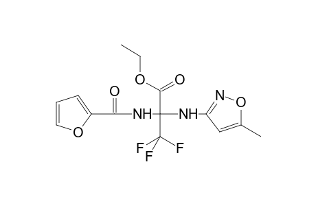 Propanoic acid, 3,3,3-trifluoro-2-[(2-furanylcarbonyl)amino]-2-[(5-methyl-3-isoxazolyl)amino]-, ethyl ester