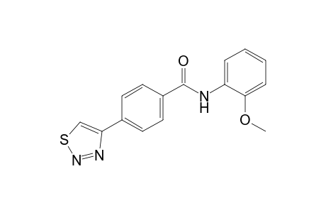 4-(1,2,3-thiadiazol-4-yl)-o-benzanisidide