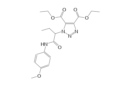 1H-1,2,3-triazole-4,5-dicarboxylic acid, 1-[1-[[(4-methoxyphenyl)amino]carbonyl]propyl]-, diethyl ester