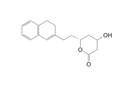 (6R)-4-Hydroxy-6-[2'-(3",4"-dihydro-2"-naphthyl)ethyl]-3,4,5,6-tetrahydro-2H-pyran-2-one
