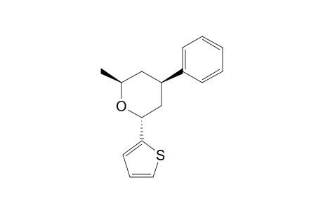 Rel-(2R,4R,6S)-6-Methyl-4-phenyl-2-(thien-2-yl)-tetrahydropyran