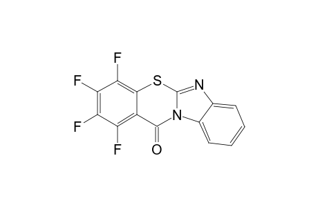 1,2,3,4-tetrafluoro-12-benzimidazolo[2,1-b][1,3]benzothiazinone